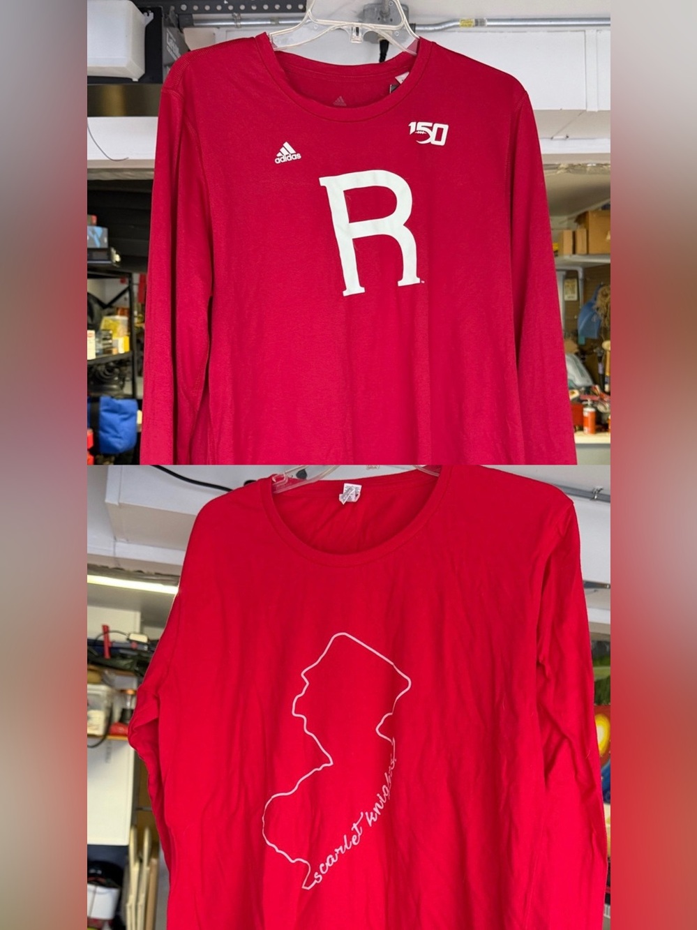 Rutgers Women’s XL long sleeve tshirt bundle